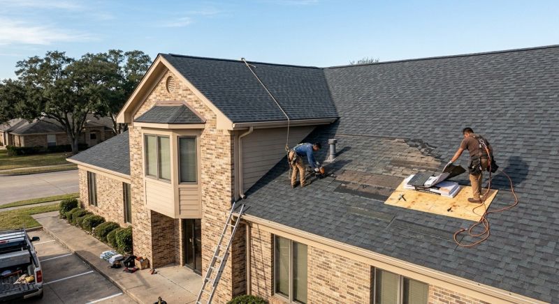 Commercial Asphalt Roof Repair