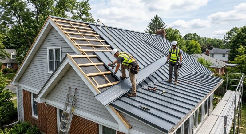 Commercial Metal Roof Installation