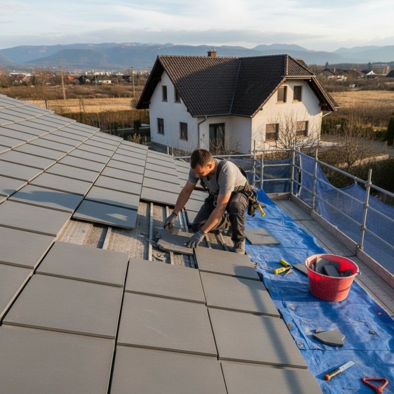 Commercial Tile Roof Repair